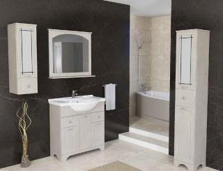 Dreja Тумба Antia 75, капучино, 2 ящ, 3 дв